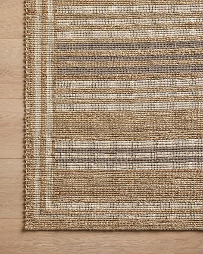 Loloi Chris Loves Julia Judy Collection JUD-03 Natural/Dove 3'-6" x 5'-6" Accent Rug