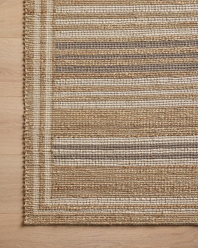 Loloi Chris Loves Julia Judy Collection JUD-03 Natural/Dove 8'-6" x 11'-6" Area Rug