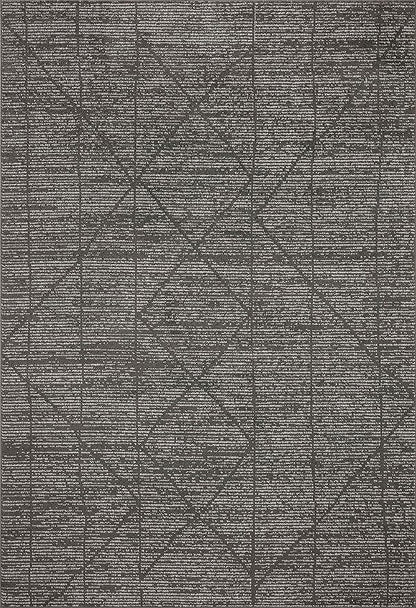 Loloi Kamala Collection KAM-06 Charcoal/Ivory 2'-7" x 10'-0" Runner Rug