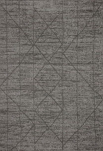 Loloi Kamala Collection KAM-06 Charcoal/Ivory 9'-2" x 13' Area Rug