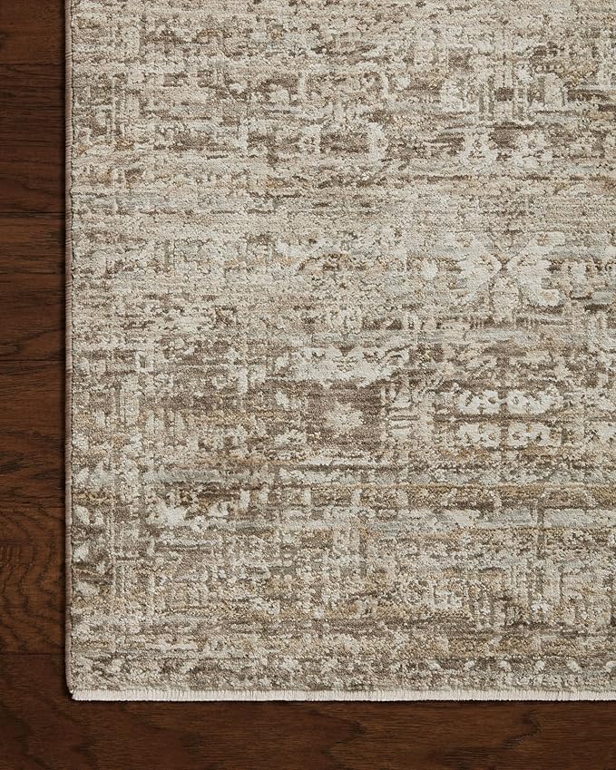 Loloi Amber Lewis Honora Collection HON-04 Bark/Dove 2'-0" x 3'-4" Accent Rug