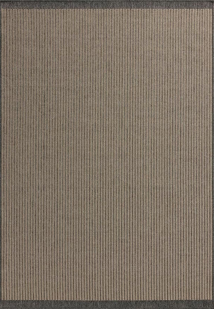 Loloi Chris Loves Julia Providence Collection PRC-03 Wheat/Charcoal 2'-3" x 3'-9", .12" Pile Height, Indoor/Outdoor Runner Rug