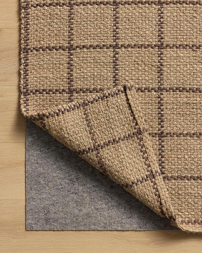 Loloi Chris Loves Julia Fletcher Collection FLE-01 Natural/Brown 2'-6" x 7'-6", .37" Pile Height, Runner Rug
