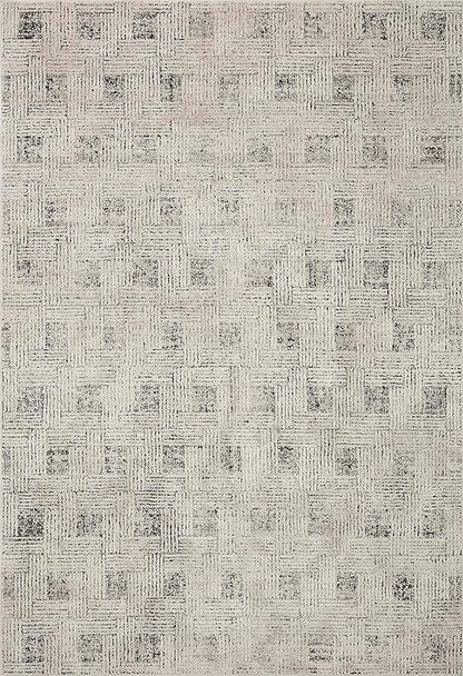 Loloi Kamala Collection KAM-01 Grey/Graphite 4'-0" x 6'-0" Accent Rug