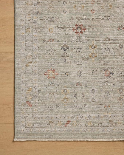 Loloi Chris Loves Julia Ida Collection IDA-04 Spa/Multi 6'-3" x 9'-4", .19" Pile Height, Area Rug