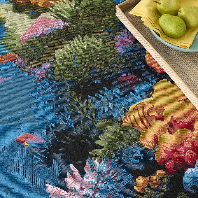 Nourison Home Color Splash Multicolor 9' x 12' Area Rug - Easy Clean, Non Shedding, Bed Room, Living Room, Dining Room, Kitchen (9' x 12')