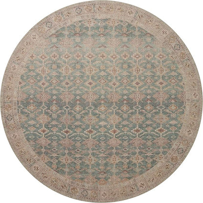 Loloi Angela Rose Aubrey Collection AUB-02 Aqua/Sand 10'-0" x 14'-0", .19" Pile Height, Area Rug