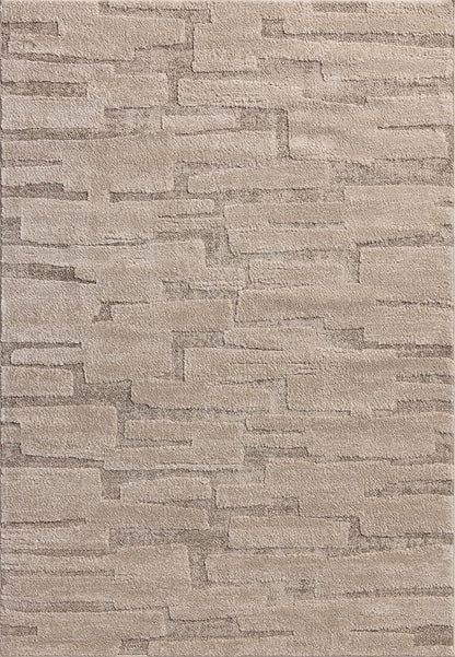 Loloi Amber Lewis Monty Collection MOT-04 Taupe/Beige 5'-3" x 7'-6", .50" Pile Height, Accent Rug