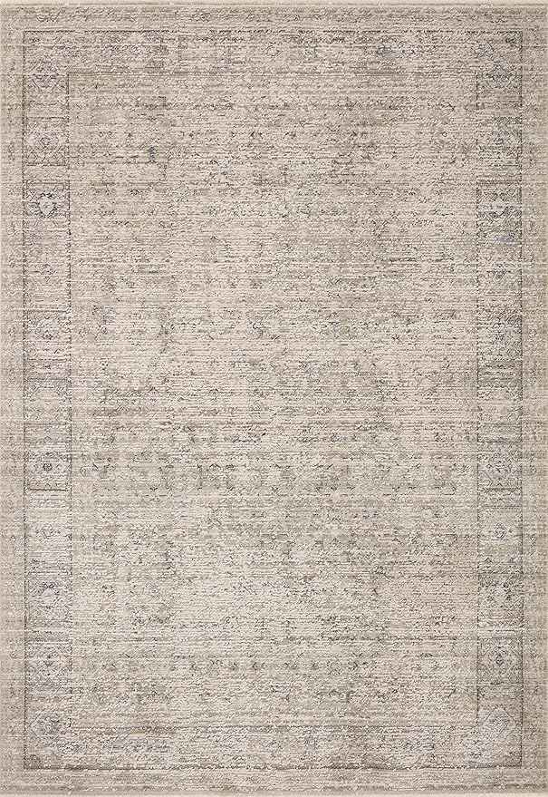 Loloi Amber Lewis Alie Collection ALE-03 Taupe/Dove 2'-7'' x 12'-0'', .13'' Pile Height, Runner Rug
