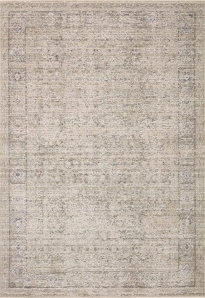 Loloi Amber Lewis Alie Collection ALE-03 Taupe/Dove 2'-7'' x 12'-0'', .13'' Pile Height, Runner Rug
