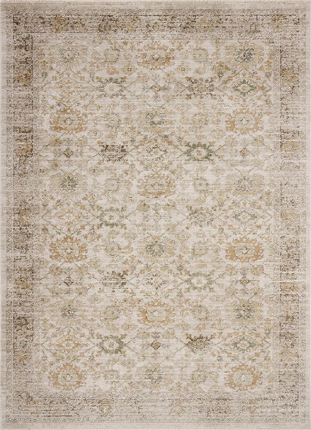 Loloi Magnolia Home by Joanna Gaines Pace Collection PAC-04 Natural/Multi 3'-6" x 5'-6" Accent Rug