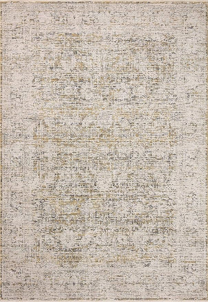 Loloi Amber Lewis Alie Collection ALE-05 Gold/Beige 2'-3'' x 3'-10'', .13'' Pile Height, Accent Rug