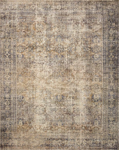 Loloi Amber Lewis Morgan Collection MOG-01 Sunset/Ink 2'-0" x 5'-0" 38" Thick Accent Rug feat. CloudPile, Neutral, Room Décor, Vintage Inspired, Livingroom, Bedroom, Dining Area