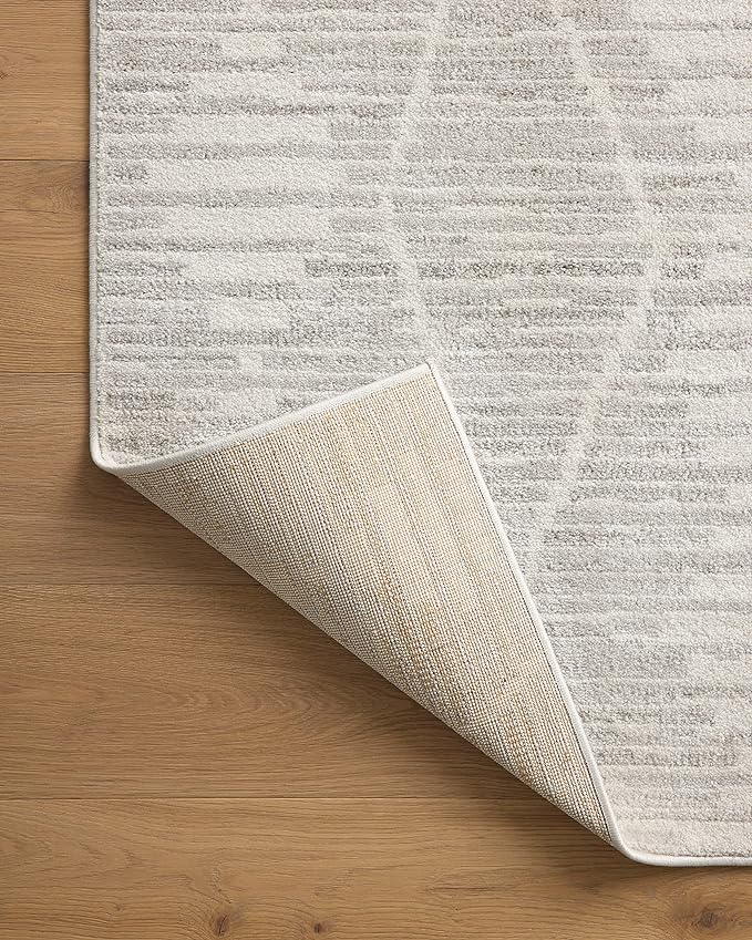 Loloi Kamala Collection KAM-02 Ivory/Silver 11'-2" x 15'-7" Area Rug
