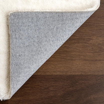 nuLOOM 5' x 8' Cozy Plush Area Rug, Machine Washable, Non-Slip, Soft Fluffy Shag Carpet for Living Room Bedroom Kids Room Nursery Home Decor, Loni White