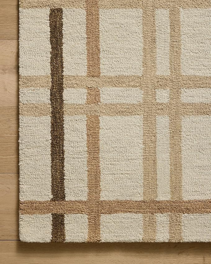 Loloi Magnolia Home by Joanna Gaines Waylon Collection WAY-01 Natural/Bark 8'-6" x 11'-6" Area Rug