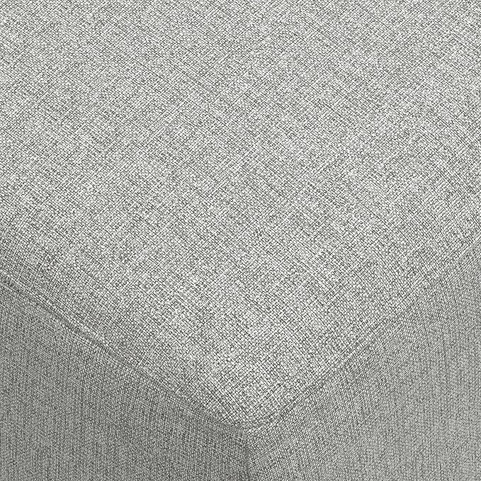 SIMPLIHOME Rex Right Corner Sectional Modular Sofa and Ottoman Set in 100% Recycled Polyester Tightly Woven Performance Fabric, Pale Grey, 116-inch-wide L-Shaped Sofa and 34-inch-Wide Ottoman