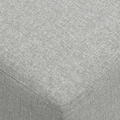 SIMPLIHOME Rex Right Corner Sectional Modular Sofa and Ottoman Set in 100% Recycled Polyester Tightly Woven Performance Fabric, Pale Grey, 116-inch-wide L-Shaped Sofa and 34-inch-Wide Ottoman
