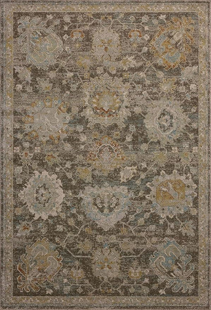 Loloi Magnolia Home by Joanna Gaines Mona Collection MOA-02 BARK/Multi 2'-6" x 4'-0" Accent Rug