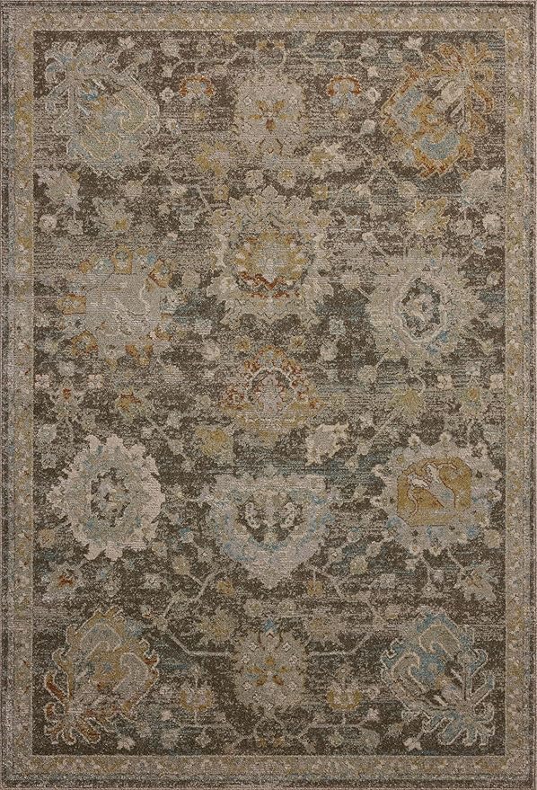 Loloi Magnolia Home by Joanna Gaines Mona Collection MOA-02 BARK/Multi 10'-0" x 14'-0" Area Rug
