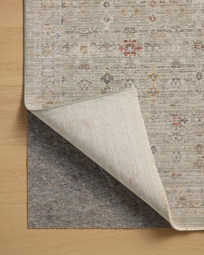 Loloi Chris Loves Julia Ida Collection IDA-04 Spa/Multi 2'-7" x 10'-0", .19" Pile Height, Runner Rug