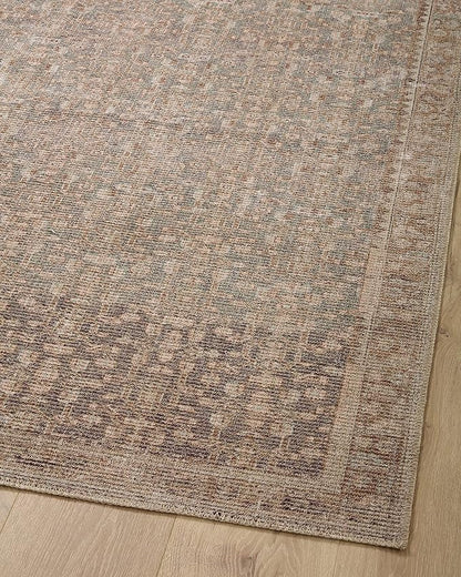 Loloi Angela Rose Aubrey Collection AUB-04 Sage/Bark 3'-9" x 5'-6", .19" Pile Height, Accent Rug