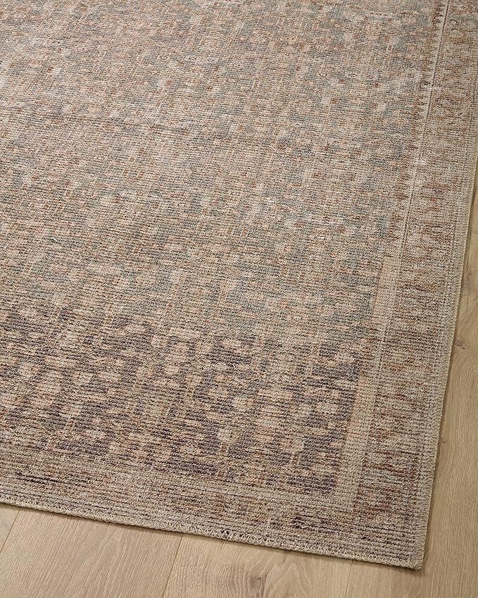 Loloi Angela Rose Aubrey Collection AUB-04 Sage/Bark 7'-6" x 9'-6", .19" Pile Height, Area Rug