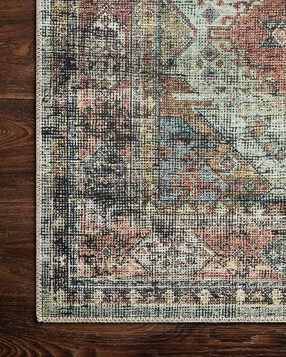 Loloi Skye Collection SKY-06 Apricot/Mist 2'-0" x 5'-0" Accent Rug