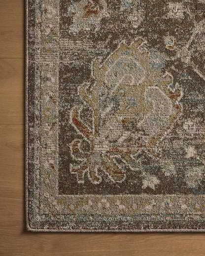 Loloi Magnolia Home by Joanna Gaines Mona Collection MOA-02 BARK/Multi 10'-0" x 14'-0" Area Rug