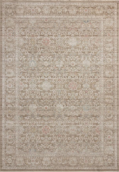 Loloi Chris Loves Julia Ida Collection IDA-03 Bark/Multi 9'-3" x 13'-1", .19" Pile Height, Area Rug