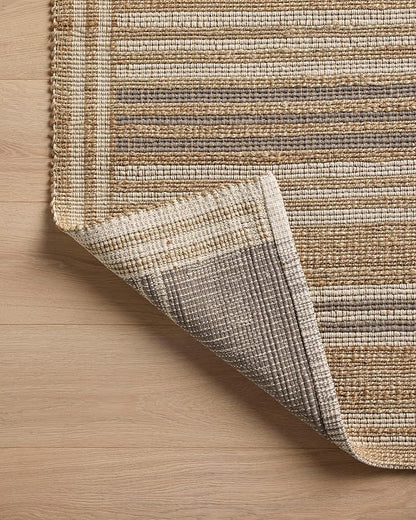 Loloi Chris Loves Julia Judy Collection JUD-03 Natural/Dove 2'-6" x 7'-6" Runner Rug