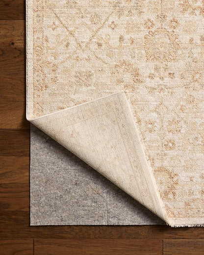 Loloi Chris Loves Julia Palma Collection PLM-04 Natural/Spice 2'-7" x 10'-0" Runner Rug Vintage Style Boho Living Room Bedroom Carpet