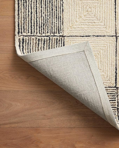 Loloi Chris Loves Julia Francis Collection FRA-02 Cream/Black 7'-9" x 9'-9" Area Rug