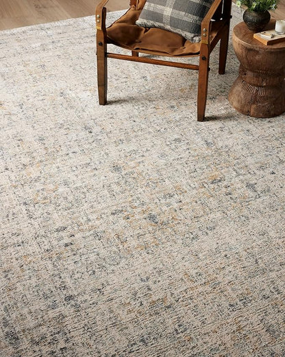 Loloi Amber Lewis Alie Collection ALE-02 Sand/Sky 5'-3'' x 7'-9'', .13'' Pile Height, Area Rug