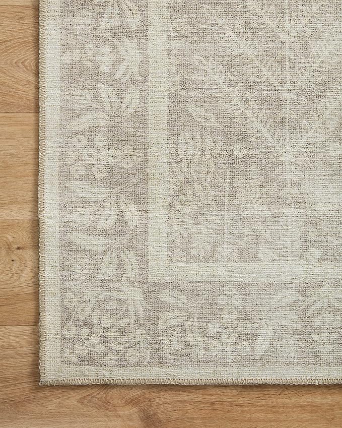 Loloi Rifle Paper Co. Maison Collection MAO-02 Bough Natural 7'-6" x 9'-6", .19" Pile Height, Area Rug
