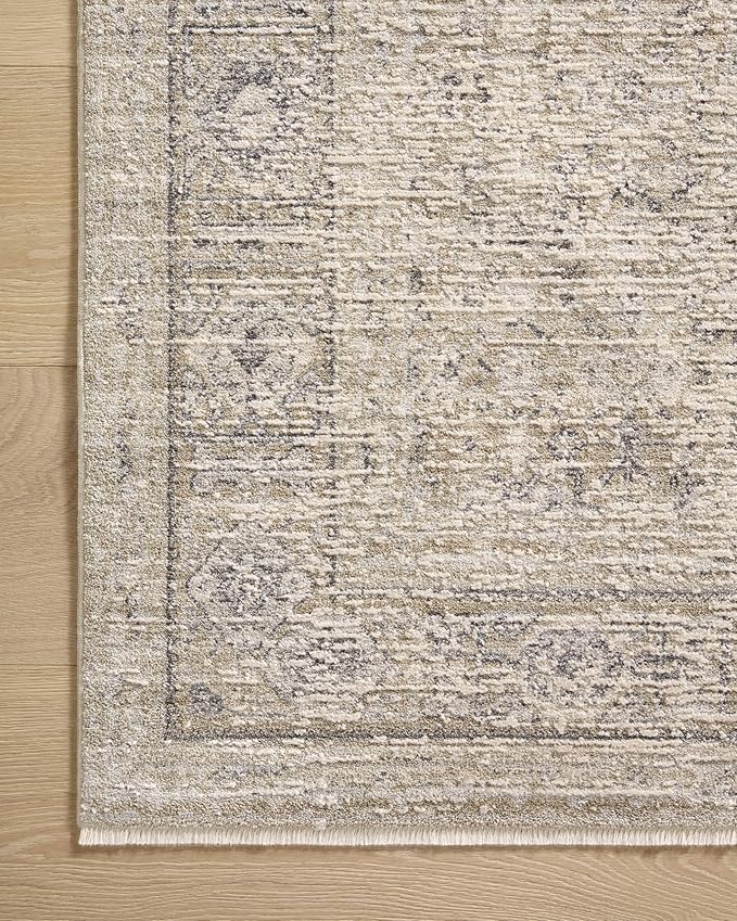 Loloi Amber Lewis Alie Collection ALE-03 Taupe/Dove 2'-7'' x 7'-9'', .13'' Pile Height, Runner Rug