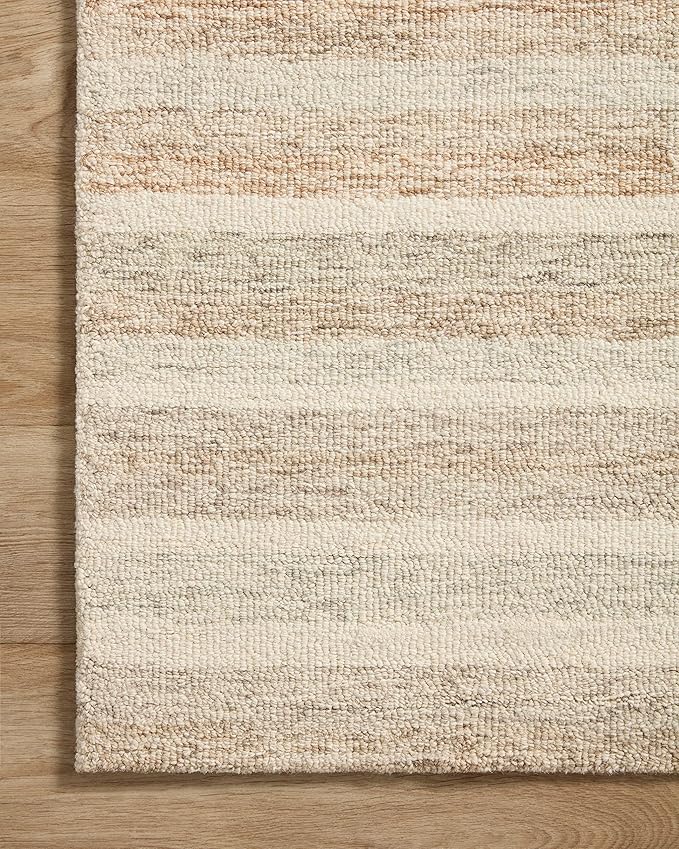 Loloi Chris Loves Julia Chris Collection CHR-03 Ivory/Clay 11'-6'' x 15', .50" Pile Height, Area Rug
