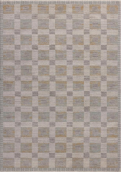 Loloi Amber Lewis Cali Collection CIL-07 Mist/Wheat 5'-3" x 7'-6", .25" Pile Height, Accent Rug