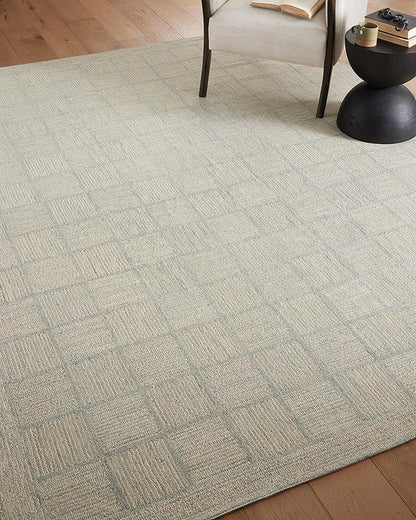 Loloi Chris Loves Julia Francis Collection FRA-03 Silver/Sky 2'-6" x 7'-6" Runner Rug