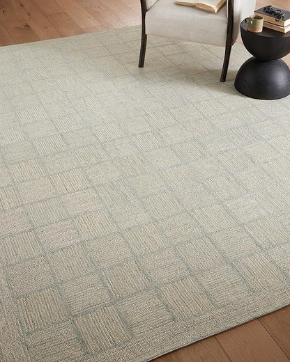 Loloi Chris Loves Julia Francis Collection FRA-03 Silver/Sky 8'-6" x 12' Area Rug