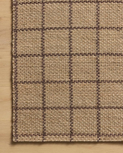 Loloi Chris Loves Julia Fletcher Collection FLE-01 Natural/Brown 5'-0" x 7'-6", .37" Pile Height, Area Rug
