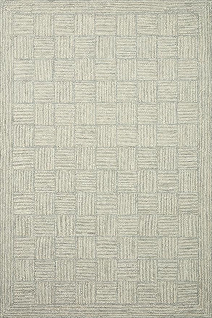 Loloi Chris Loves Julia Francis Collection FRA-03 Silver/Sky 2'-6" x 9'-9" Runner Rug