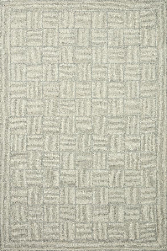 Loloi Chris Loves Julia Francis Collection FRA-03 Silver/Sky 2'-6" x 7'-6" Runner Rug