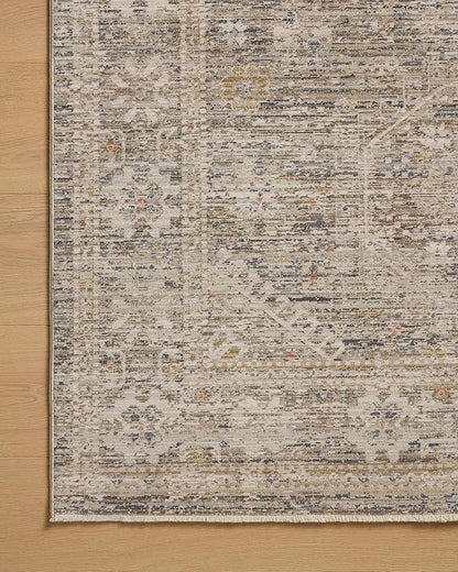 Loloi Chris Loves Julia Ida Collection IDA-01 Taupe/Multi 3'-6" x 5'-6", .19" Pile Height, Accent Rug