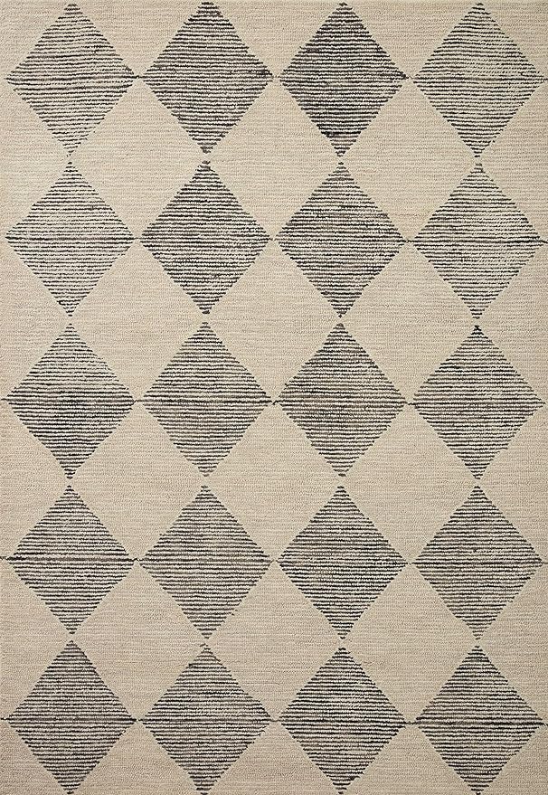 Loloi Chris Loves Julia Francis Collection FRA-01 Beige/Charcoal 2'-3" x 3'-9" Accent Rug
