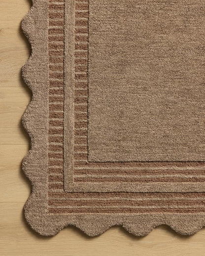 Loloi Chris Loves Julia Scottie Collection SCO-01 Mocha/Clay 2'-0" x 5'-0", .87" Pile Height, Accent Rug