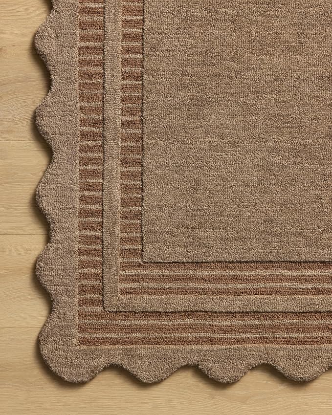 Loloi Chris Loves Julia Scottie Collection SCO-01 Mocha/Clay 5'-0" x 7'-6", .87" Pile Height, Area Rug