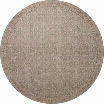 Loloi Angela Rose Aubrey Collection AUB-04 Sage/Bark 5'-0" x 7'-0", .19" Pile Height, Area Rug