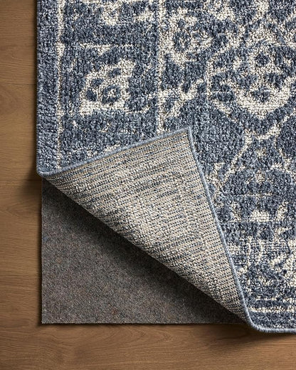 Loloi Magnolia Home by Joanna Gaines Gigi Collection GIG-02 Navy/Stone 2'-7" x 4' Accent Rug