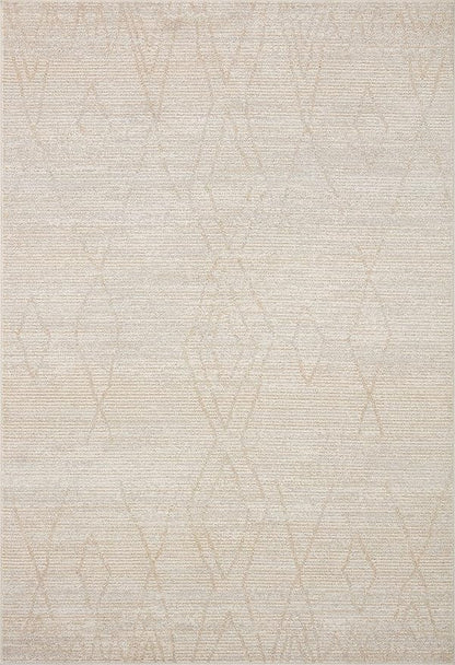 Loloi Kamala Collection KAM-03 Natural/Mist 6'-7" x 9'-6" Area Rug